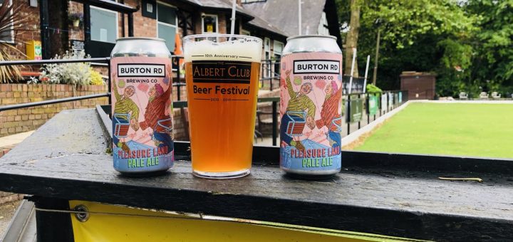 Available at Brookburn Road today: Pleasure Land Pale Ale (5%), from Burton Road Brewing Co.  