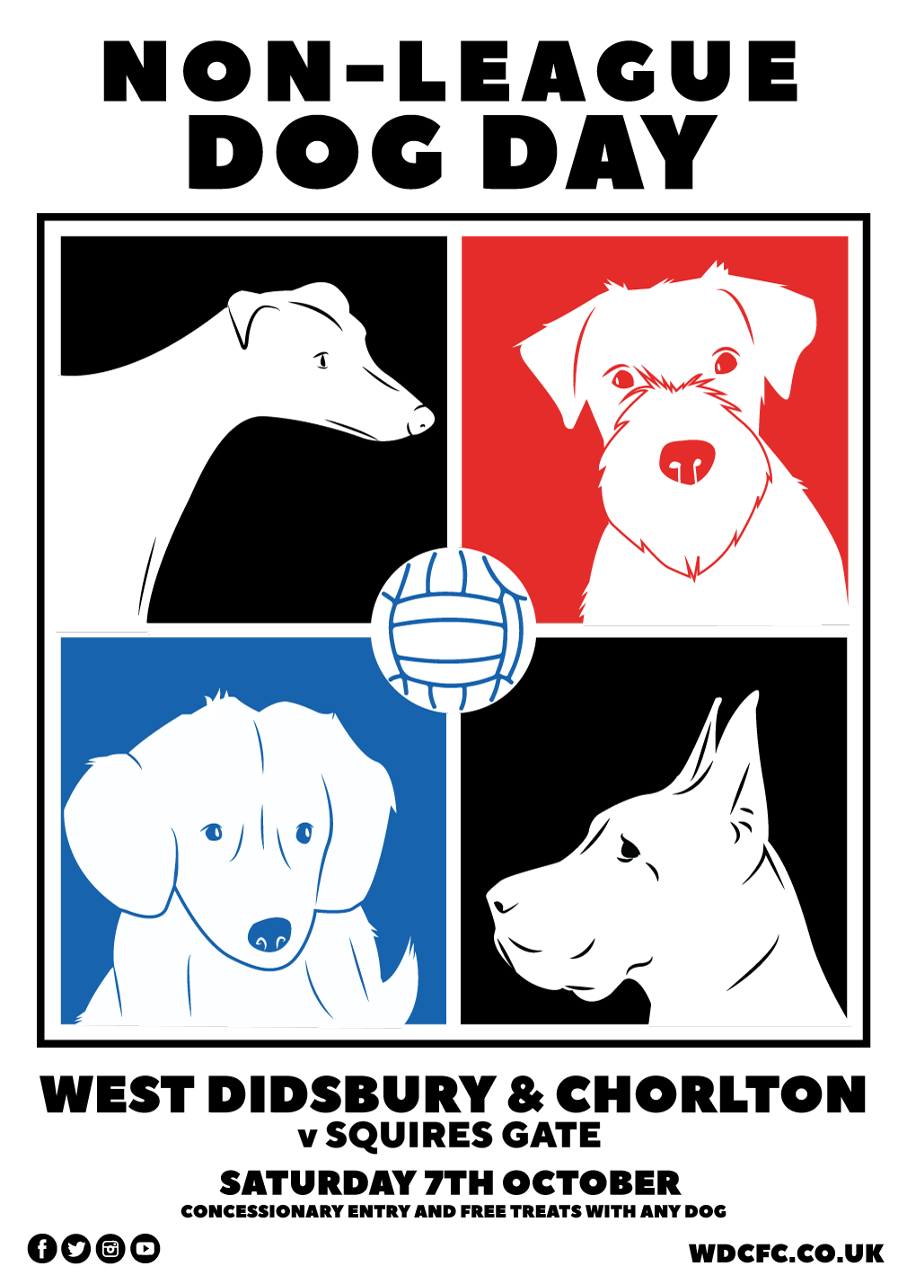 Announcing: Non League Dog Day, vs Squires Gate, 7 October  